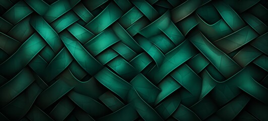 Wall Mural - Green Celtic Knot patterns. Celtic Knot texture wallpaper. Ancient Celtic Knot Patterns. Old magic Celtic Patterns. Celtic symbols.