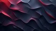 Close-up of a blue red textured 3D wall with geometric triangle design, concept geometric background, wallpaper