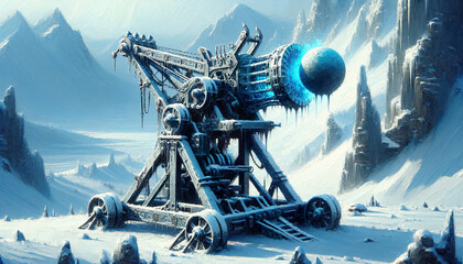 Snowbound Steampunk Observatory in Mystic Mountains