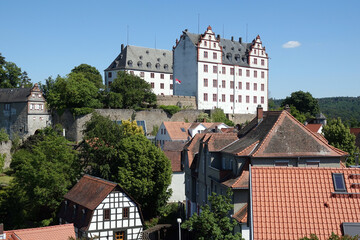 Canvas Print - Schloss Lichtenberg im Odenwald