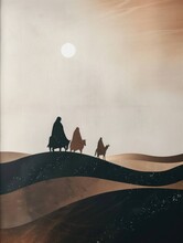 The Shadows Of The Three Kings Following The North Star In The Aesthetics Of Illustration