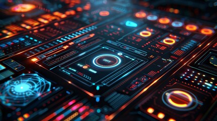 Wall Mural - the evolution of user interfaces: operating systems design