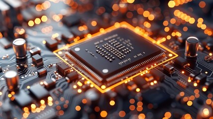 Wall Mural - the role of device drivers: hardware interaction in operating systems