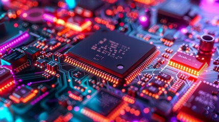 Wall Mural - the role of device drivers: hardware interaction in operating systems