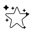 © CraftyAI Creations - Sparkle Star Icon, Shine icon: Vector Illustration of Shining Stars Sparkles