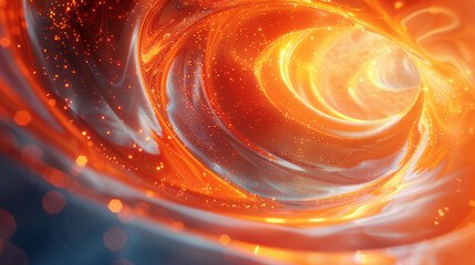 Wall Mural - abstract background,spiral line,3d,chaotic,glossy,generative ai