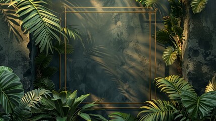 Wall Mural - templates frames for AI, technologdy, copy space, 16:9