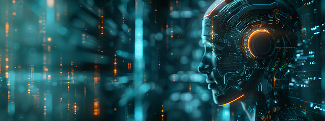 Wall Mural - ai technology of the future of artificial intelligence