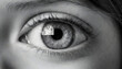 The close up shot of human eye.