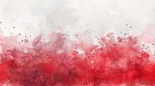 Red And White Watercolor Background, Red Wallpaper