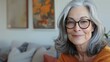 © Viewvie - Portrait of beautiful senior woman with white hair