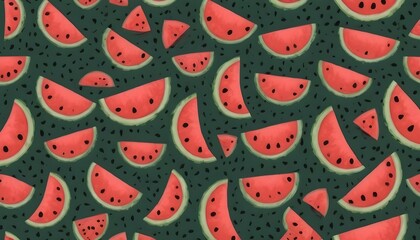 Fresh Watermelon Background: Vibrant and Juicy Fruit Photography