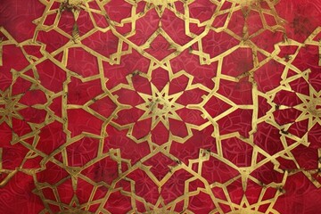 Aufkleber - image showcasing intricate Islamic geometrical patterns for Ramadan.