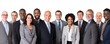 © Hanasta - Group of ethnically diverse successful business team on white background