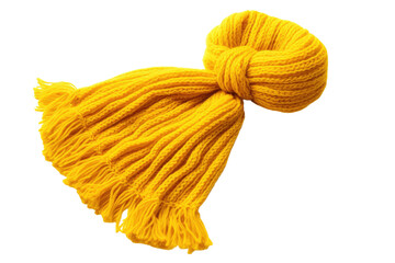 A close up photo of a skein of yarn placed neatly. on a White or Clear Surface PNG Transparent Background.