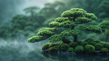 Bonsai tree background