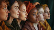 © tropicallife - Diverse group of beautiful women from different races come together to create a diversity, strength and joy.