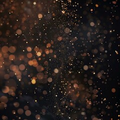 Wall Mural - dark background with little small flying particles