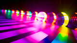 Fototapeta Zwierzęta - Abstract colorful background. Disco ball theme. 