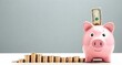 Piggy bank, money saving concept