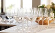 A Beautiful Array of Wine Glasses Ready for Celebration