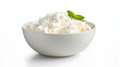 Cottage cheese in a bowl a creamy and protein-rich