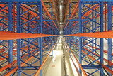 Fototapeta Big Ben - New Warehouse Aisle Shelf