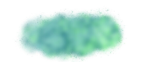 Wall Mural - paint splash on white background with faded blue green colours clip art and copy space for text