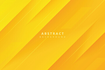 Wall Mural - yellow abstract background with vector lines and modern diagonal shading