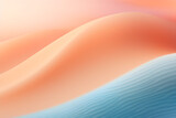 Fototapeta Zachód słońca - Abstract soft background of peach color, sand texture with waves.