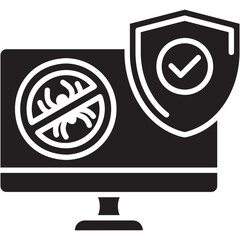 Sticker - Virus Security Icon