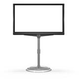 Fototapeta Kwiaty - 3d Bildschirm, Aufsteller, TV Ständer beschreibbar mit transparenten Hintergrund, freigestellt