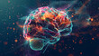© Artistic Visions - Colorful Digital Representation of Brain Activity