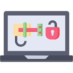 Canvas Print - Hardware Security Illustration