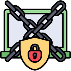 Sticker - Ransomware Security Illustration