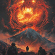 Against the backdrop of Mount Fujis explosion a monstrous entity clashes with a determined combat unit a test of wills