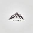 Snowy Mountain, mountain, artwork, logo