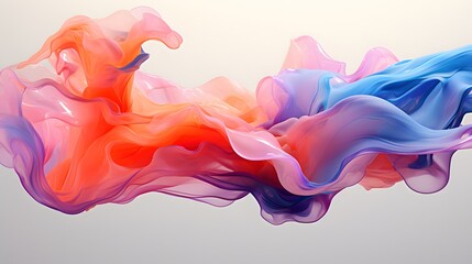 Seamless abstract color wallpaper. Wavy fluid pattern.