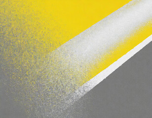 Grainy abstract background yellow gray white poster noise texture effect