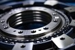 © aicandy - Macro Photography of a Sealing Gasket Showcasing its Detailed Texture and Role in Industrial Machinery