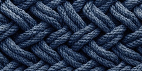 Indigo rope pattern seamless texture