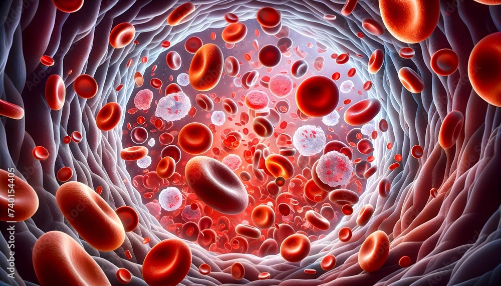 Red Roses Cells Exploring the Realm of Red Cells Stock Photo | Adobe Stock