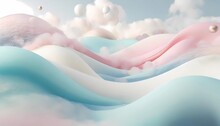 Gentle, Soft, Smooth Wave Background In Different Colors