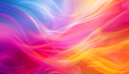 Wall Mural - Abstract blurred gradient background in smooth bright colors