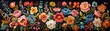 © Fokasu Art - Hungarian embroidery, Kalocsa, folk art, colorful traditions