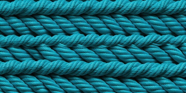 Turquoise rope pattern seamless texture