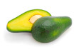 Single fresh avocado.