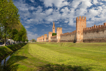 Poster - Ancient walls of Montagnana, Padova province, Veneto, Italy