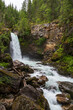 Beautiful Sutherland Falls in Blanket Creek Provincial Park, British Columbia, Canada