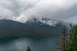 Lake Diablo on a rainy summer afternoon, North Cascades, Washington